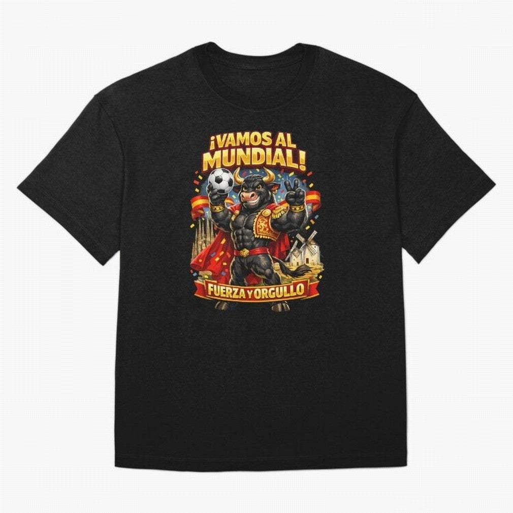 Spain World Cup 2026 Bull Fan Shirt Classic T-Shirt Bring Match Day Fire to Global Football Passion for FIFA World Cup 2026 USA Canada Mexico, Built around CR7, England and Germany, Global Supporter Spirit, Legendary Goals, National Colors and