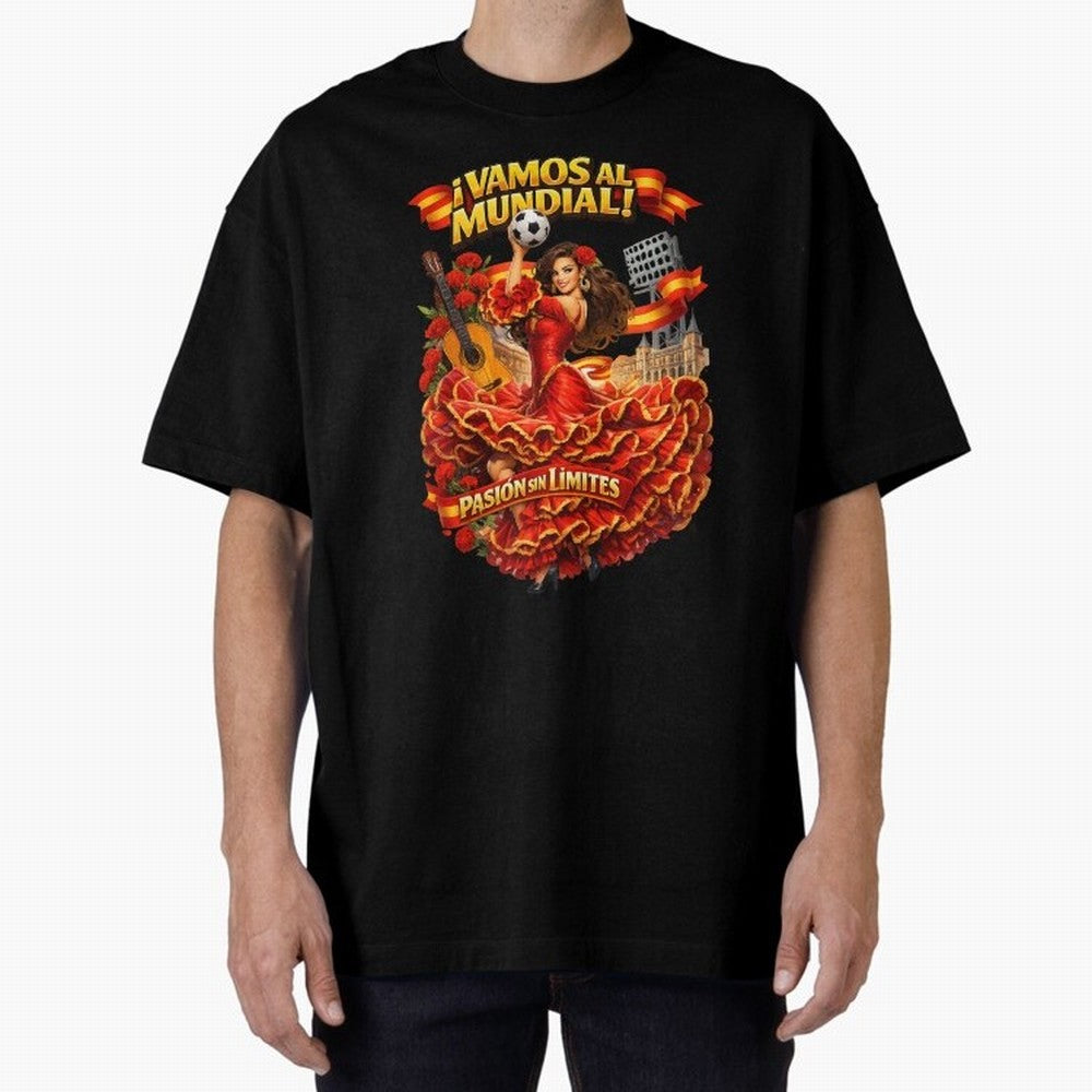 Spanish Flamenco Football Fan Shirt ¨C Unique World Cup 2026 Supporter Design Classic T-Shirt Fuel the FIFA World Cup 2026 Journey through Cristiano Ronaldo Highlights, England Pride, Sports Nostalgia, International Competition, Famous Players and