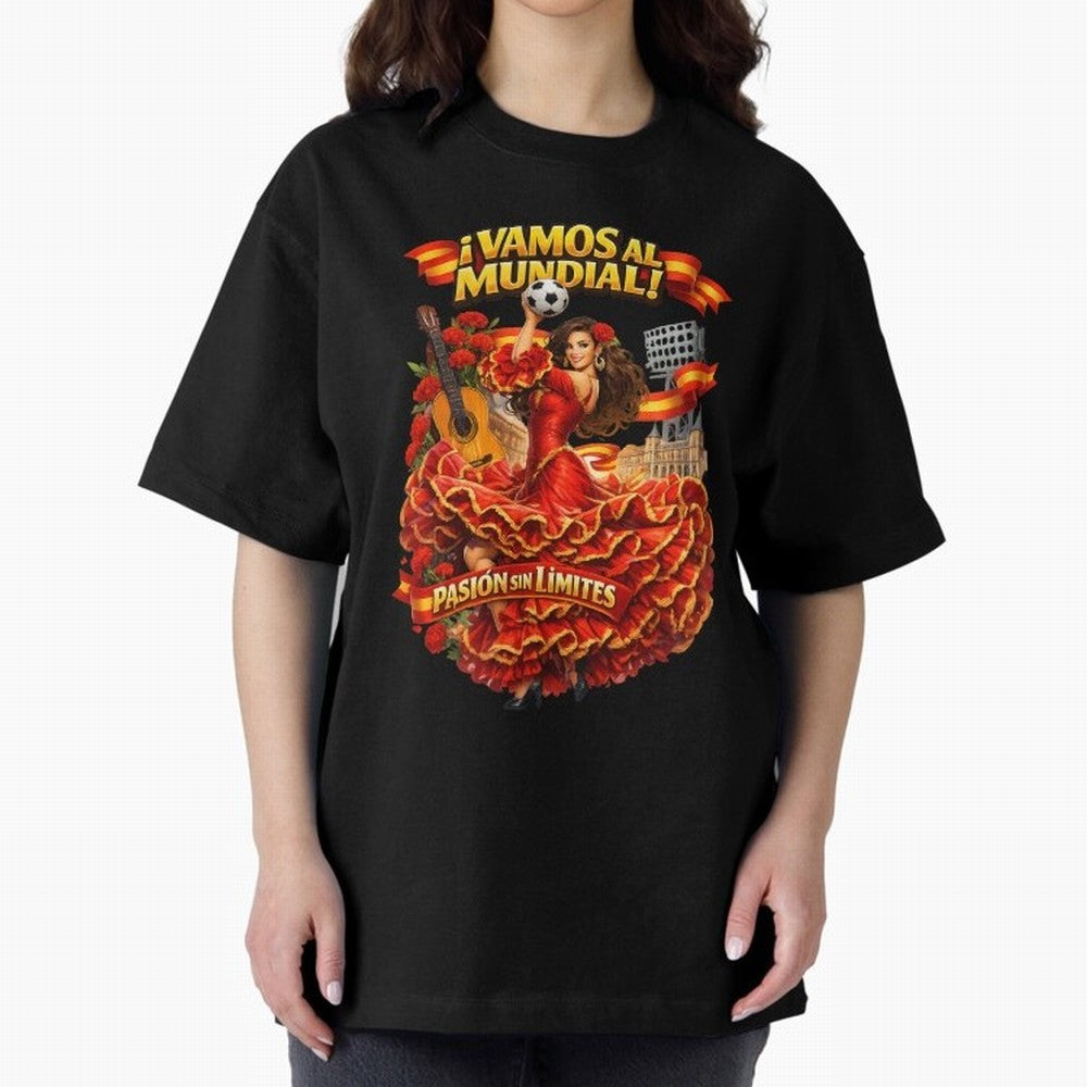 Spanish Flamenco Football Fan Shirt ¨C Unique World Cup 2026 Supporter Design Classic T-Shirt Fuel the FIFA World Cup 2026 Journey through Cristiano Ronaldo Highlights, England Pride, Sports Nostalgia, International Competition, Famous Players and