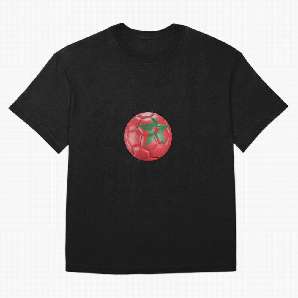 Morocco Ball Classic T-Shirt Celebrate Match Day Hype around FIFA World Cup 2026 Group Stage, Mbappe and Neymar, Portugal, Stadium Chants, National Pride, Trophy Dreams and Unforgettable Football Memories; Ideal for Passionate Fans Who Love