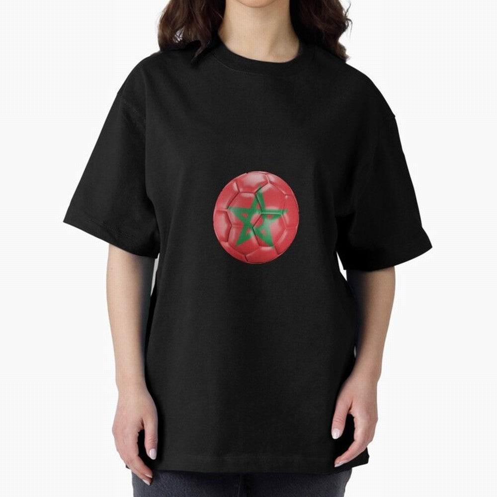 Morocco Ball Classic T-Shirt Support the FIFA World Cup 2026 Journey through CR7 Highlights, Netherlands Pride, Championship Spirit, Famous Goals, Roaring Crowds and International Football Unity; Made for Die Hard Supporters, Soccer Lovers, Game