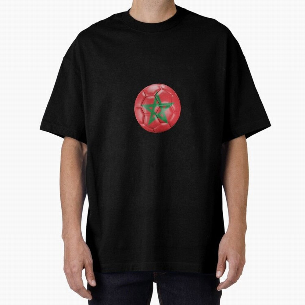 Morocco Ball Classic T-Shirt Support the FIFA World Cup 2026 Journey through CR7 Highlights, Netherlands Pride, Championship Spirit, Famous Goals, Roaring Crowds and International Football Unity; Made for Die Hard Supporters, Soccer Lovers, Game