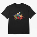 Kids World Cup26 Host Country Mascots Action Classic T-Shirt Enjoy the Biggest Football Party of Global Football Passion for FIFA World Cup 2026 USA Canada Mexico, Inspired by CR7, Germany, Global Supporter Spirit, Legendary Goals, National Colors