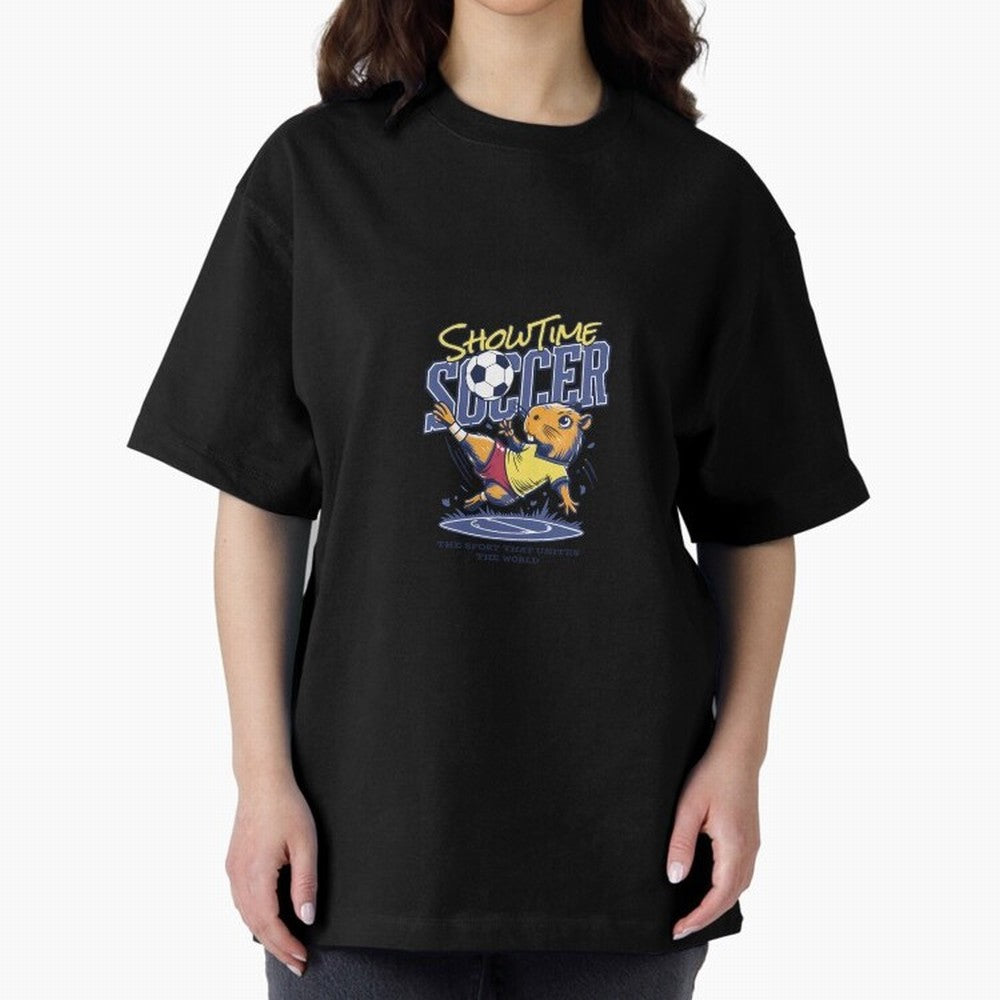 Capybara Soccer Showdown - Showtime World Cup Classic T-Shirt Carry the Dream of FIFA World Cup 2026 Group Stage Connected to Neymar, Haaland and Cristiano Ronaldo, Brazil Energy, Football History, Final Match Energy, Crowd Noise and Once in a