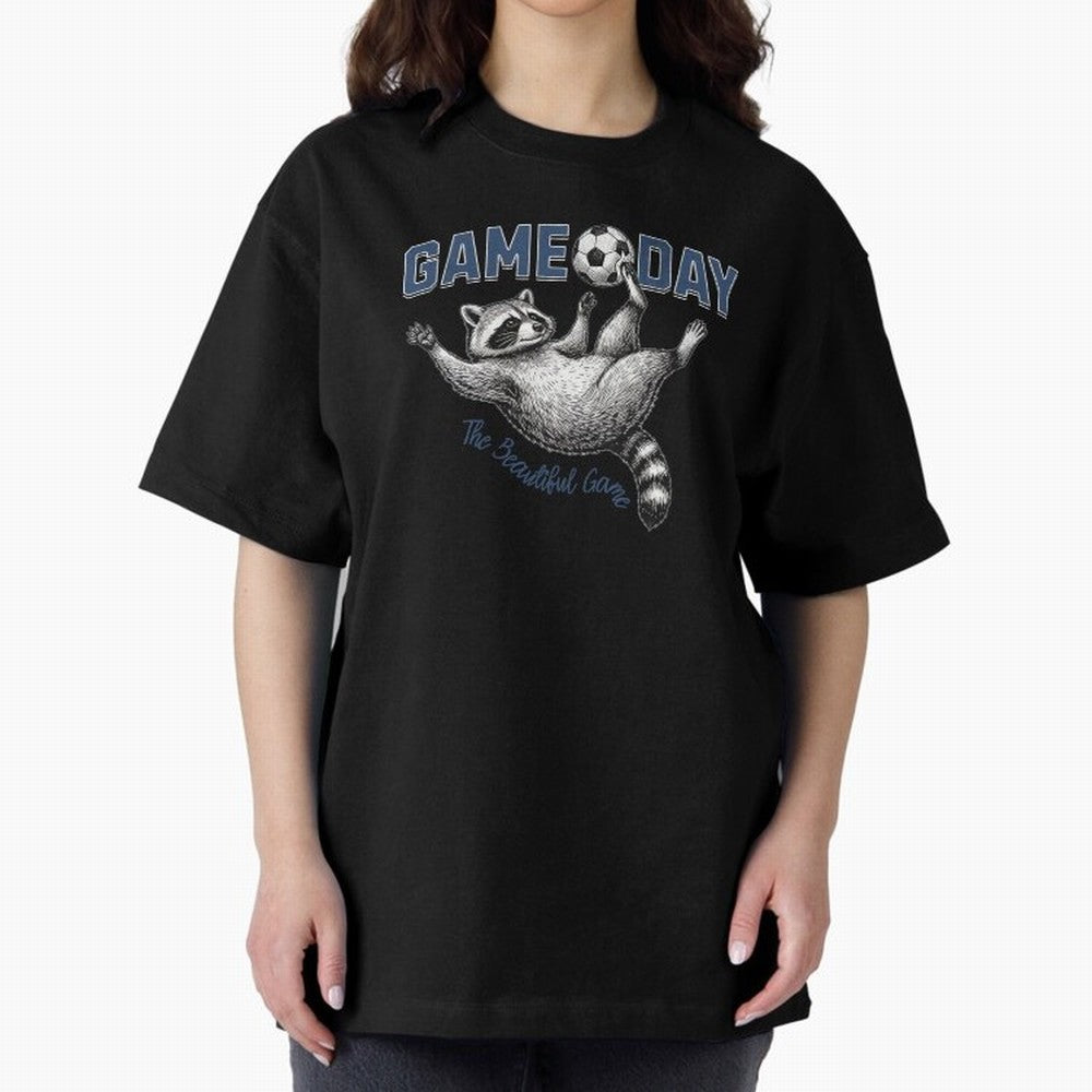 Raccoon Soccer Game Day The Beautiful Game Classic T-Shirt Wear the Spirit of the FIFA World Cup 2026 USA Canada Mexico Journey through Cristiano Ronaldo, Haaland and CR7 Highlights, Germany Pride, Sports Nostalgia, International Competition,