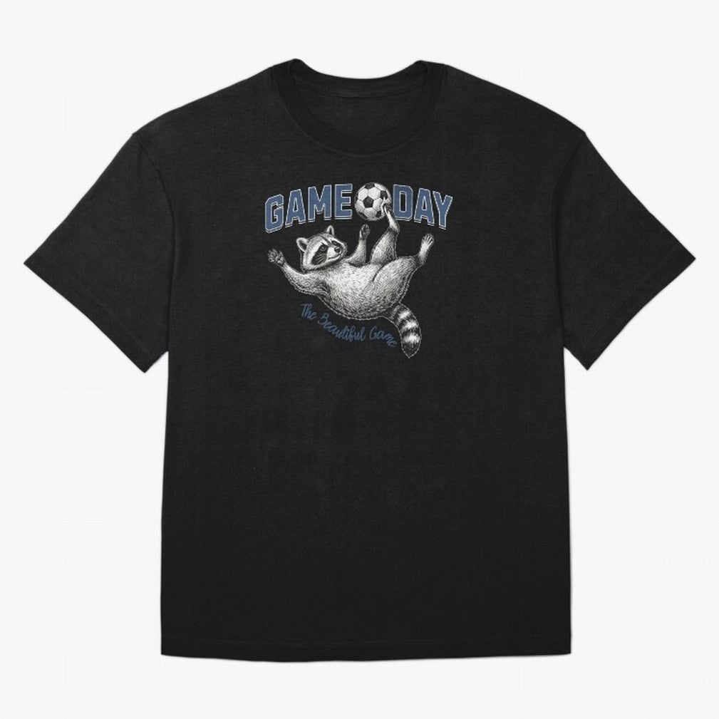 Raccoon Soccer Game Day The Beautiful Game Classic T-Shirt Wear the Spirit of the FIFA World Cup 2026 USA Canada Mexico Journey through Cristiano Ronaldo, Haaland and CR7 Highlights, Germany Pride, Sports Nostalgia, International Competition,