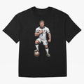 English Soccer Warrior Hyper-Realistic Poster Classic T-Shirt Bring a Vintage Feel to FIFA World Cup 2026 for Fans of Neymar, Haaland and Cristiano Ronaldo and Portugal, Spain and Germany, Bringing Stadium Chants, National Pride, Trophy Dreams and