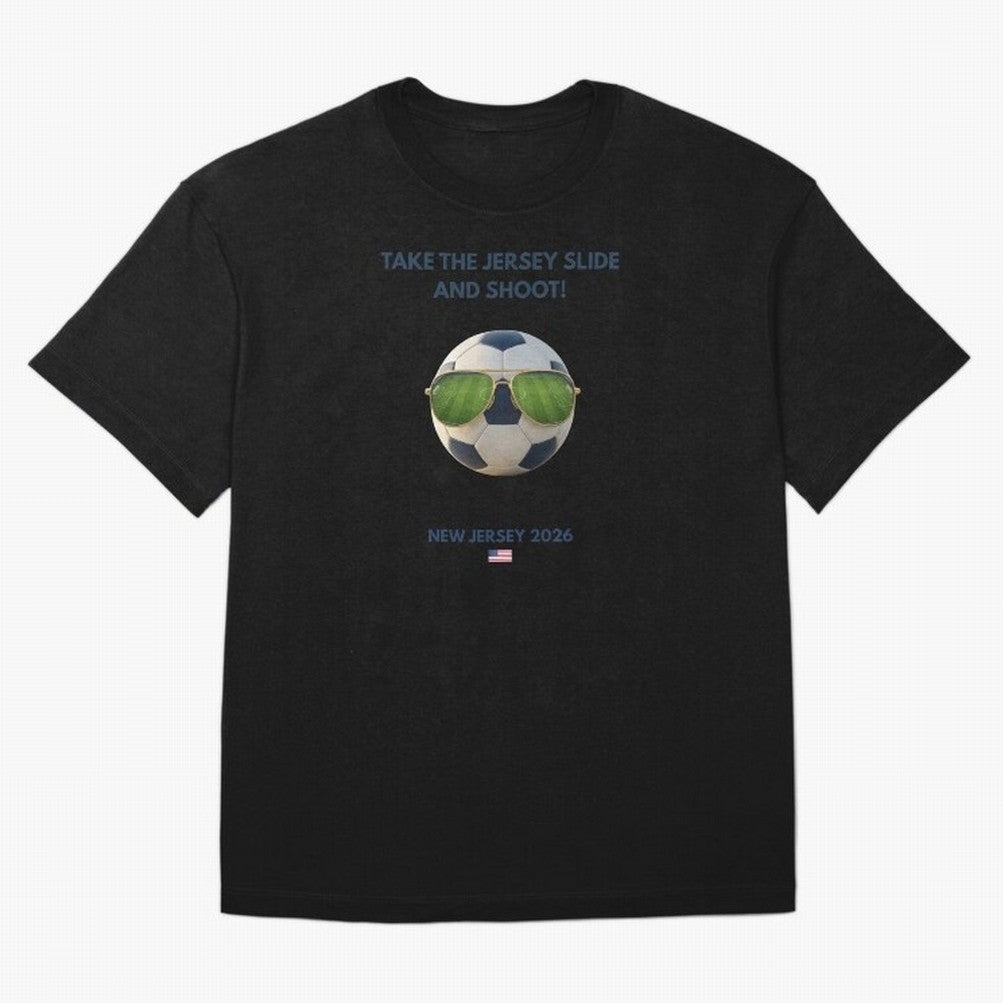 WC26 Hosting City: New Jersey | Fun and Smart Soccer Fan Gear Classic T-Shirt Represent Football Lovers during Match Day Hype around FIFA World Cup 2026, CR7 and Messi, France, Global Supporter Spirit, Legendary Goals, National Colors and