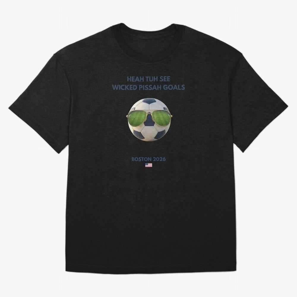 WC26 Hosting City: Boston | Fun and Smart Soccer Fan Gear Classic T-Shirt Enjoy the Biggest Football Party of FIFA World Cup 2026 for Fans of Messi and Cristiano Ronaldo and Brazil, Portugal and Argentina, Bringing Soccer Culture, Superstar