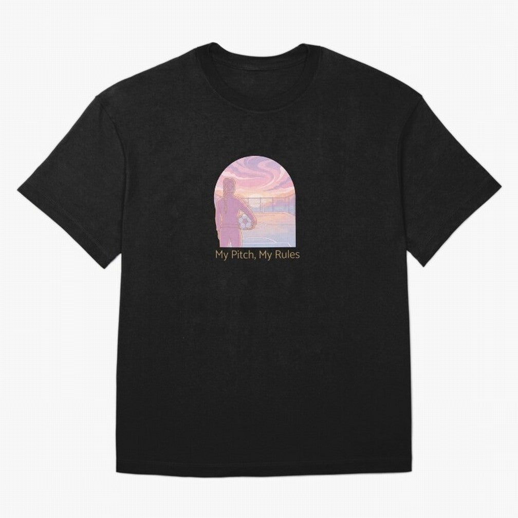 My Pitch My Rules Female Soccer Empowerment Classic T-Shirt Experience Match Day Hype around FIFA World Cup 2026, Mbappe, Netherlands, Stadium Chants, National Pride, Trophy Dreams and Unforgettable Football Memories; Created for Match Day Parties,