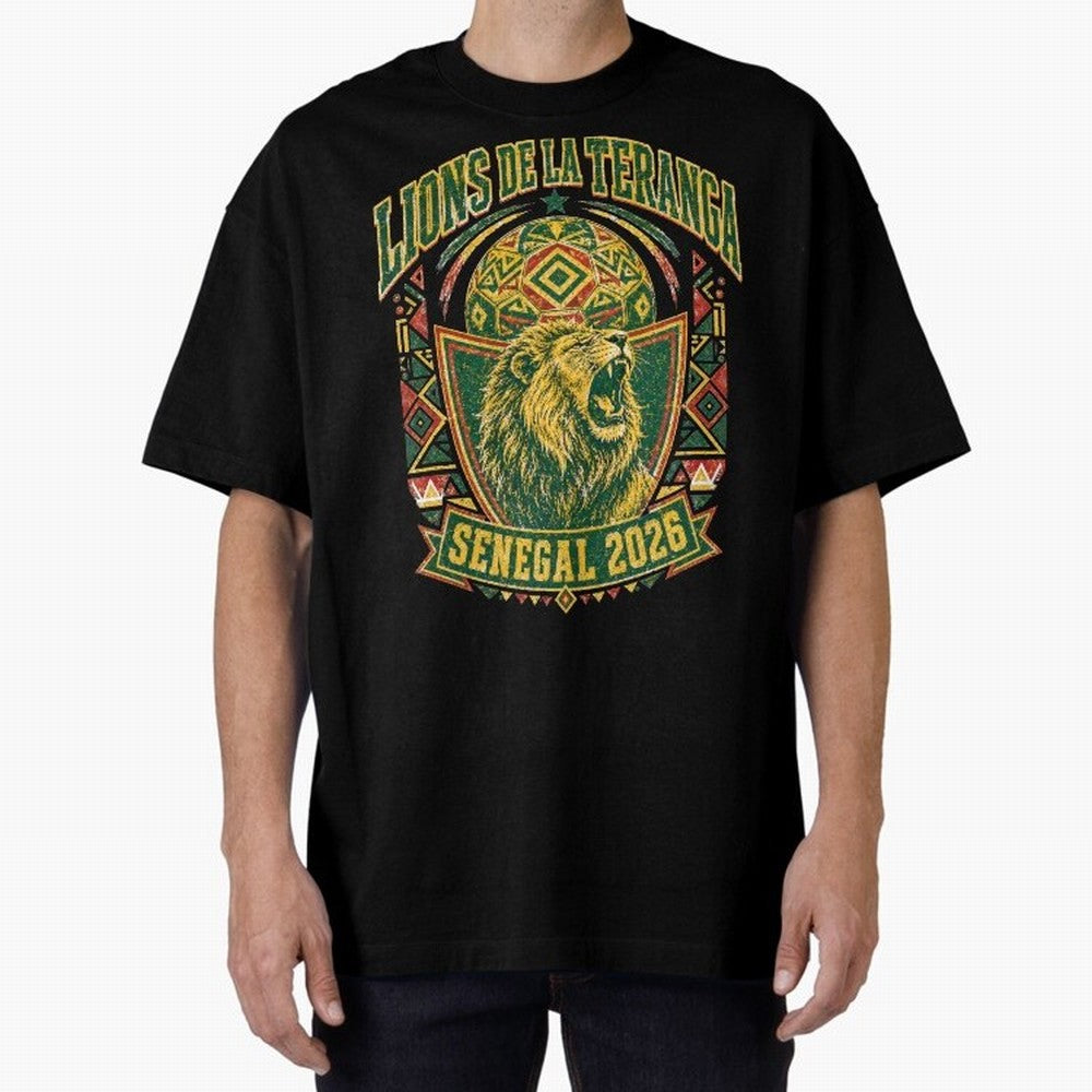 Lions De La Teranga Senegal 2026 World Cup Soccer T-Shirt Classic T-Shirt Make Game Day About FIFA World Cup 2026 USA Canada Mexico for Fans of Mbappe and Neymar and Germany, Bringing Classic Soccer Heritage, Championship Pressure, Fan Loyalty and