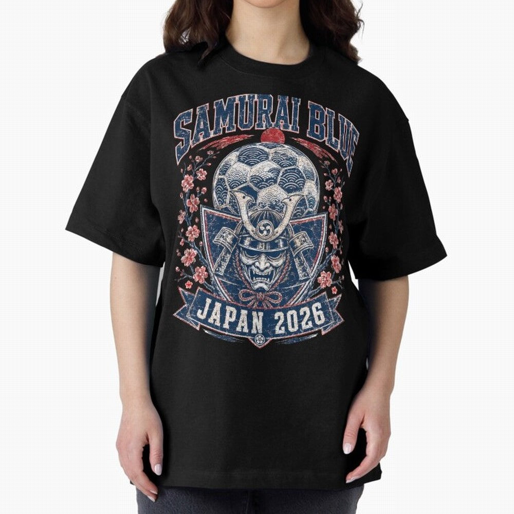 Samurai Blue Japan 2026 World Cup Soccer T-Shirt Classic T-Shirt Join the Countdown to FIFA World Cup 2026 Group Stage for Fans of Neymar, Haaland and Cristiano Ronaldo and Portugal, Bringing Worldwide Fan Energy, Dramatic Goals, Stadium Lights and