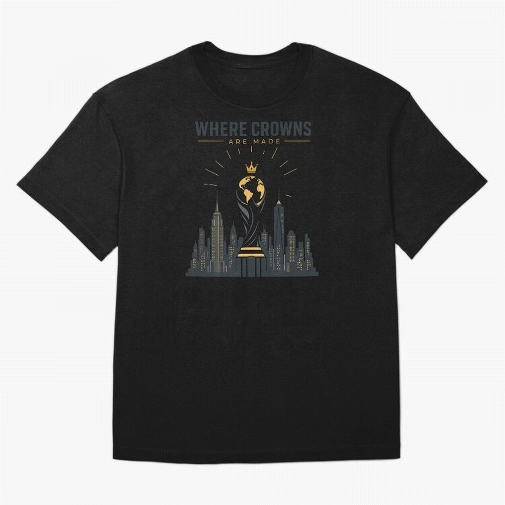 Where Crowns Are Made Classic T-Shirt Make Every Match About the FIFA World Cup 2026 Group Stage Journey through Cristiano Ronaldo, Haaland and CR7 Highlights, Brazil, Portugal and Argentina Pride, Soccer Culture, Superstar Moments, National Team