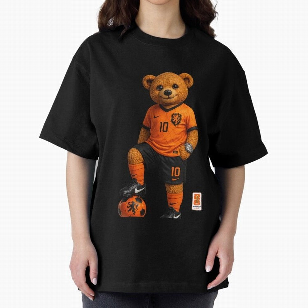 Netherlands Soccer Bear World Cup Teddy Bear Classic T-Shirt Upgrade FIFA World Cup 2026 Inspired by Neymar, France and Portugal Energy, Vintage Soccer Flavor, Modern Football Stars, National Flags and Final Night Emotion; Great for Supporters Who
