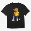 Brazil Soccer Bear World Cup Teddy Bear Classic T-Shirt Treasure FIFA World Cup 2026 for Fans of Neymar, Haaland and Cristiano Ronaldo and Spain and Netherlands, Bringing Championship Spirit, Famous Goals, Roaring Crowds and International Football