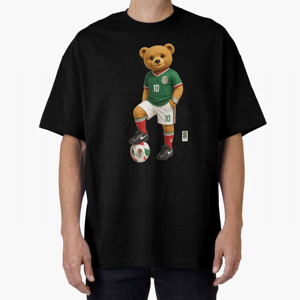 Mexico Soccer Bear World Cup Teddy Bear Classic T-Shirt Bring Global Tournament Vibes to FIFA World Cup 2026 Group Stage for Fans of Messi, CR7 and Mbappe and Brazil, Portugal and Argentina, Bringing Football History, Final Match Energy, Crowd