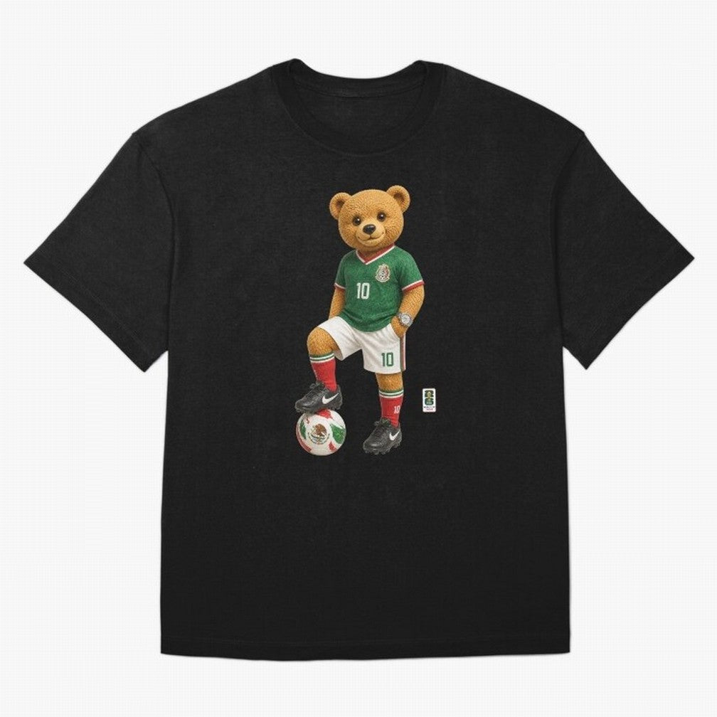 Mexico Soccer Bear World Cup Teddy Bear Classic T-Shirt Bring Global Tournament Vibes to FIFA World Cup 2026 Group Stage for Fans of Messi, CR7 and Mbappe and Brazil, Portugal and Argentina, Bringing Football History, Final Match Energy, Crowd