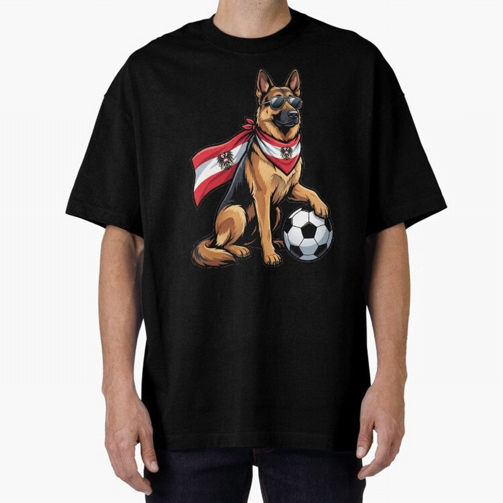 Austrian football dog Classic T-Shirt Support the Legends of FIFA World Cup 2026 USA Canada Mexico Built around Messi and Cristiano Ronaldo, France Energy, Soccer Culture, Superstar Moments, National Team Dreams and Competitive Fire; Built for