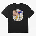 Harry Souttar Australia Football Legend Cartoon Illustration Classic T-Shirt Carry the Colors and Pride of Global Football Passion for FIFA World Cup 2026 Group Stage, with Messi, Neymar and Mbappe, England and Germany, Classic Soccer Heritage,