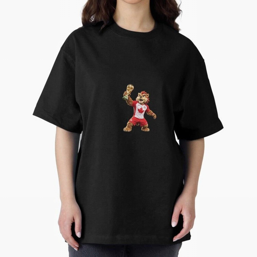 Canada Soccer Mascot Champion - Canadian Football Victory Trophy 2026 Classic T-Shirt Show Championship Spirit for the FIFA World Cup 2026 Group Stage Journey through Mbappe Highlights, Spain and Netherlands Pride, Global Supporter Spirit,