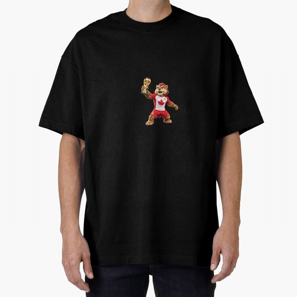 Canada Soccer Mascot Champion - Canadian Football Victory Trophy 2026 Classic T-Shirt Show Championship Spirit for the FIFA World Cup 2026 Group Stage Journey through Mbappe Highlights, Spain and Netherlands Pride, Global Supporter Spirit,