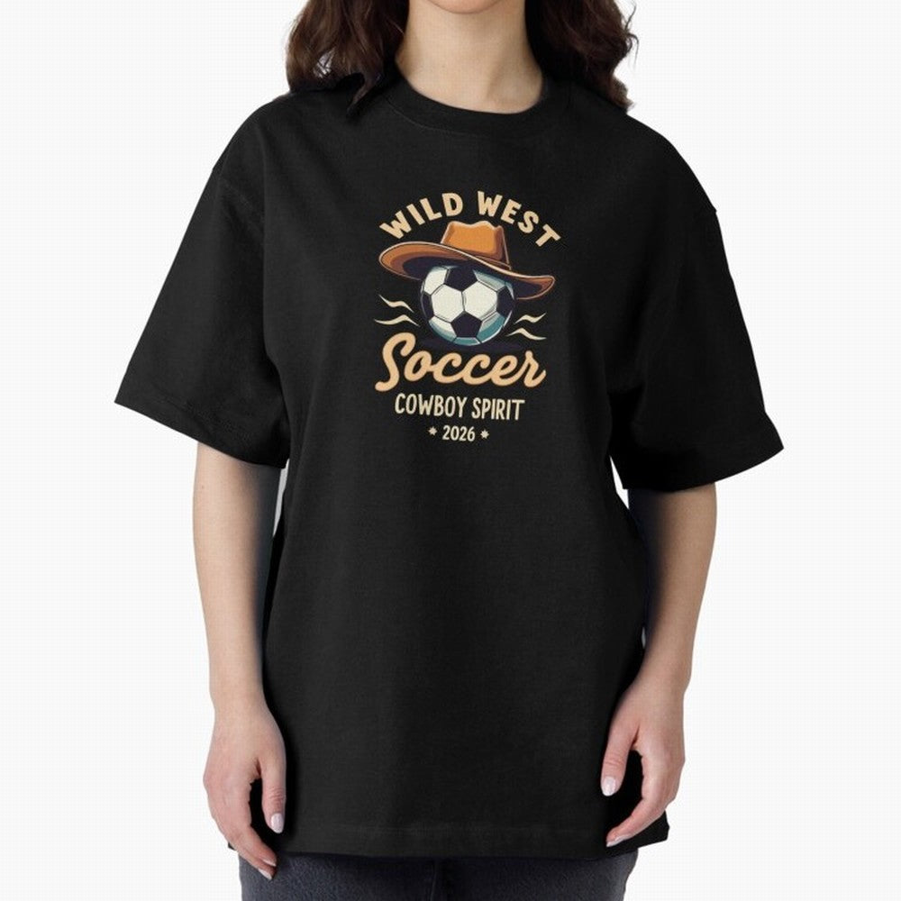 Wild West Soccer Cowboy Spirit World Cup 2026 Classic T-Shirt Support Global Football Passion for FIFA World Cup 2026 USA Canada Mexico, Highlighting Haaland, Spain and Netherlands, Retro Football Energy, Iconic Rivalries, Trophy Chase Drama and