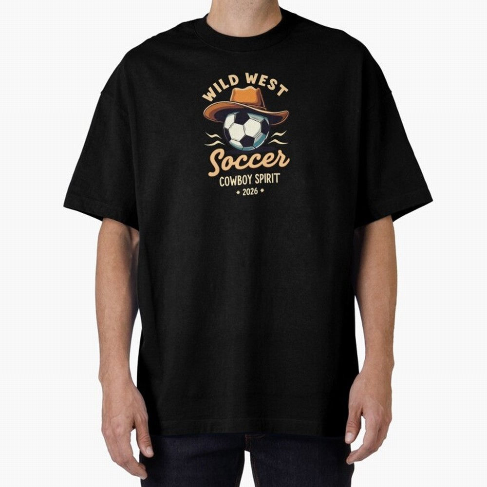 Wild West Soccer Cowboy Spirit World Cup 2026 Classic T-Shirt Support Global Football Passion for FIFA World Cup 2026 USA Canada Mexico, Highlighting Haaland, Spain and Netherlands, Retro Football Energy, Iconic Rivalries, Trophy Chase Drama and
