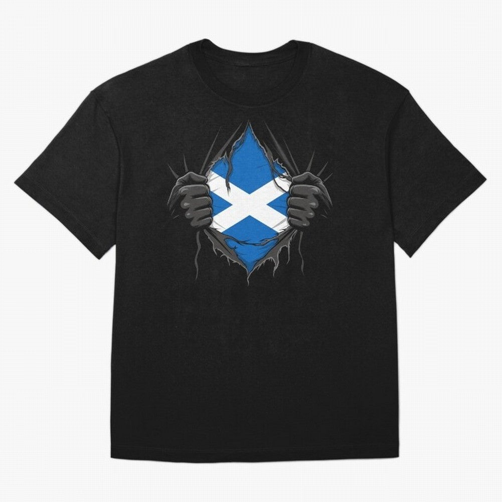 Scotland Flag - National Team Fans Classic T-Shirt Live the Energy of FIFA World Cup 2026 Spirit, with Argentina and Brazil, Messi, CR7 and Mbappe, Sports Nostalgia, International Competition, Famous Players and Unforgettable Victories; Ideal for