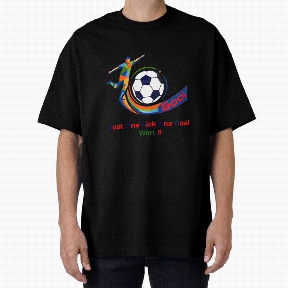 Football Striker Goal Celebration - Just One Kick Classic T-Shirt Make Memories around FIFA World Cup 2026 Group Stage for Fans of Haaland and Spain, Bringing Supporter Pride, Iconic Celebrations, Legendary Names and Global Match Day Energy;
