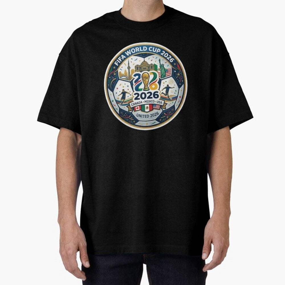 FIFA World Cup 2026 North America Commemorative Emblem Classic T-Shirt Relive Legendary Nights from the FIFA World Cup 2026 Group Stage Journey through Cristiano Ronaldo Highlights, France and Portugal Pride, Tournament Hype, Historic Matchups,
