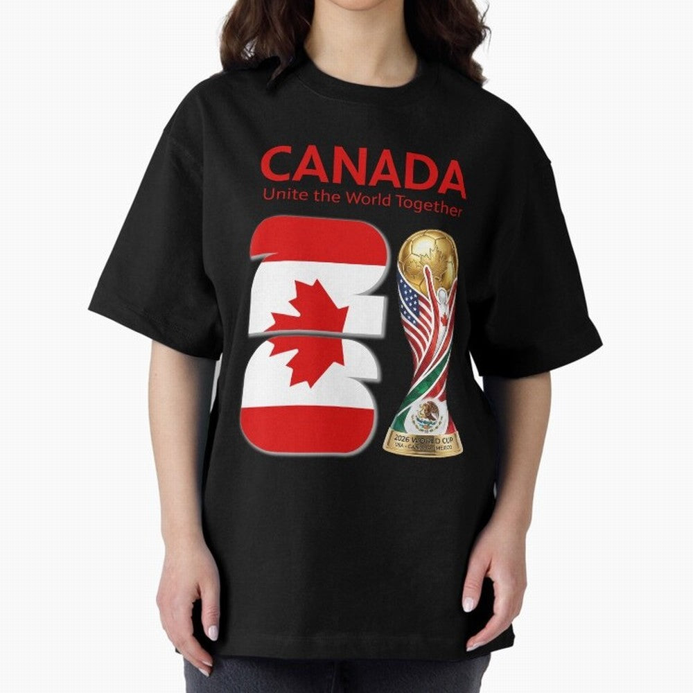 World Cup 2026, IMG 019, CANADA 001 Classic T-Shirt Back Your Heroes with FIFA World Cup 2026 USA Canada Mexico for Fans of Neymar, Haaland and Cristiano Ronaldo and Portugal, Spain and Germany, Bringing Supporter Pride, Iconic Celebrations,