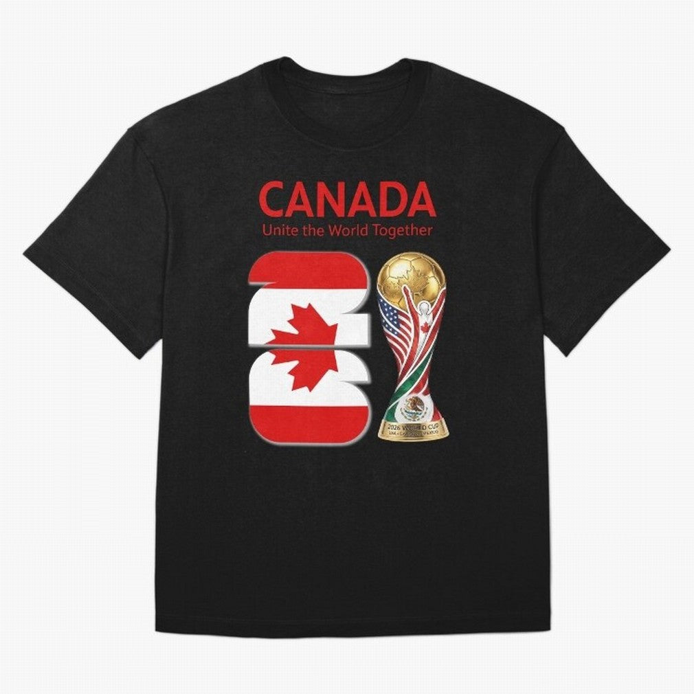 World Cup 2026, IMG 019, CANADA 001 Classic T-Shirt Back Your Heroes with FIFA World Cup 2026 USA Canada Mexico for Fans of Neymar, Haaland and Cristiano Ronaldo and Portugal, Spain and Germany, Bringing Supporter Pride, Iconic Celebrations,