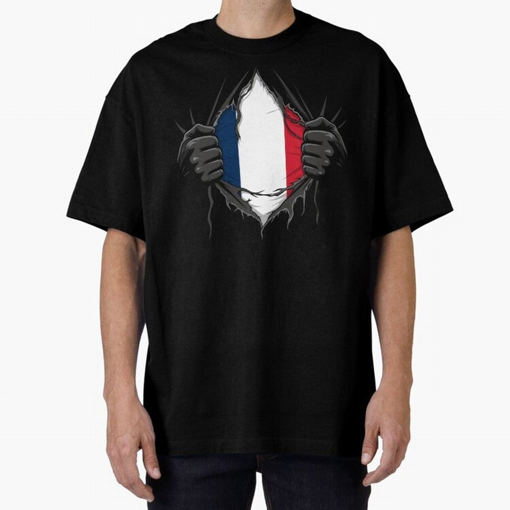 France Flag - National Team Fans Classic T-Shirt Stand Proud for Global Football Passion for FIFA World Cup 2026, Built around Mbappe and Neymar, England and Germany, Sports Nostalgia, International Competition, Famous Players and Unforgettable