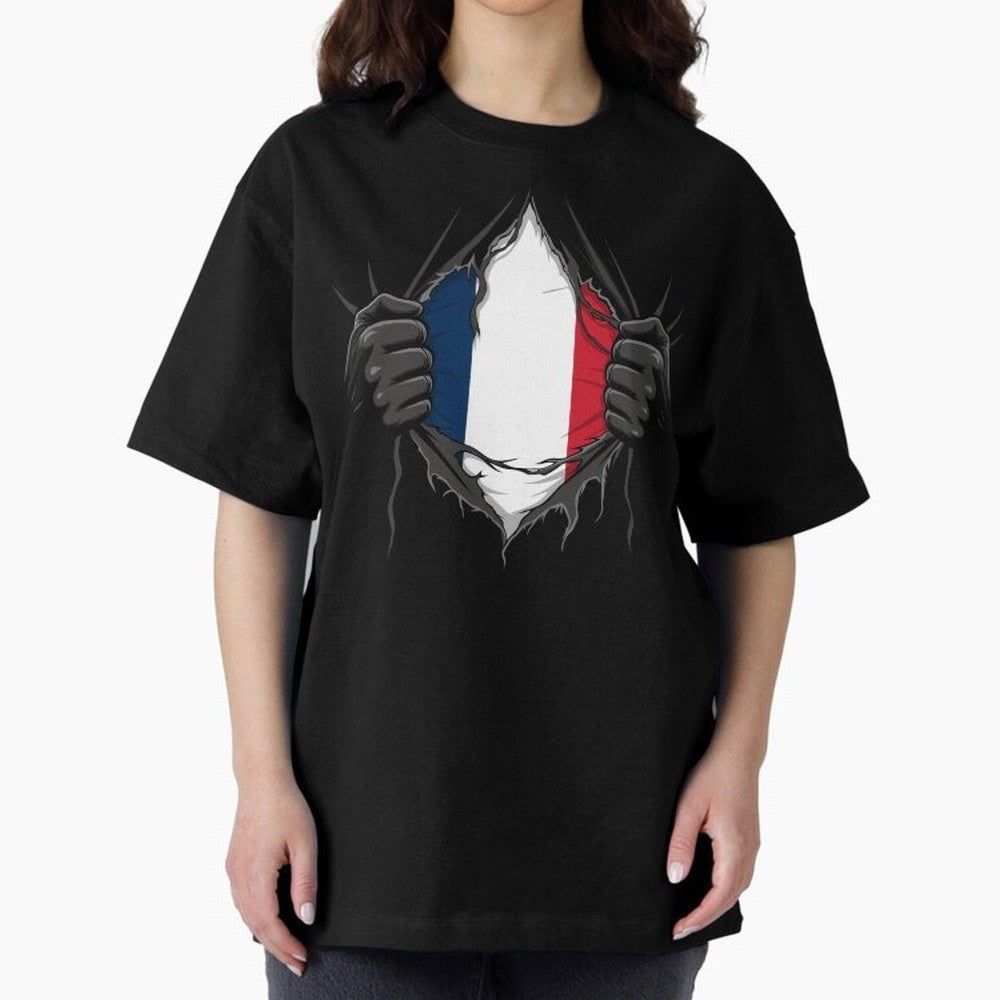 France Flag - National Team Fans Classic T-Shirt Stand Proud for Global Football Passion for FIFA World Cup 2026, Built around Mbappe and Neymar, England and Germany, Sports Nostalgia, International Competition, Famous Players and Unforgettable