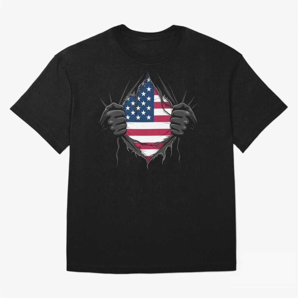 USA Flag - National Team Fans Classic T-Shirt Support Iconic Players in Match Day Hype around FIFA World Cup 2026, Haaland, Portugal, Football Festival Excitement, Trophy Ambitions, Country Rivalries and Star Player Buzz; Perfect for People Who