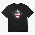 USA Flag - National Team Fans Classic T-Shirt Support Iconic Players in Match Day Hype around FIFA World Cup 2026, Haaland, Portugal, Football Festival Excitement, Trophy Ambitions, Country Rivalries and Star Player Buzz; Perfect for People Who