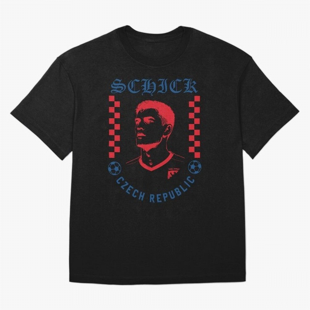 Schick Czech Republic Soccer Legend Retro Football Graphic Classic T-Shirt Elevate FIFA World Cup 2026 Group Stage Centered on CR7, England and Germany Energy, Global Supporter Spirit, Legendary Goals, National Colors and Tournament Celebration;