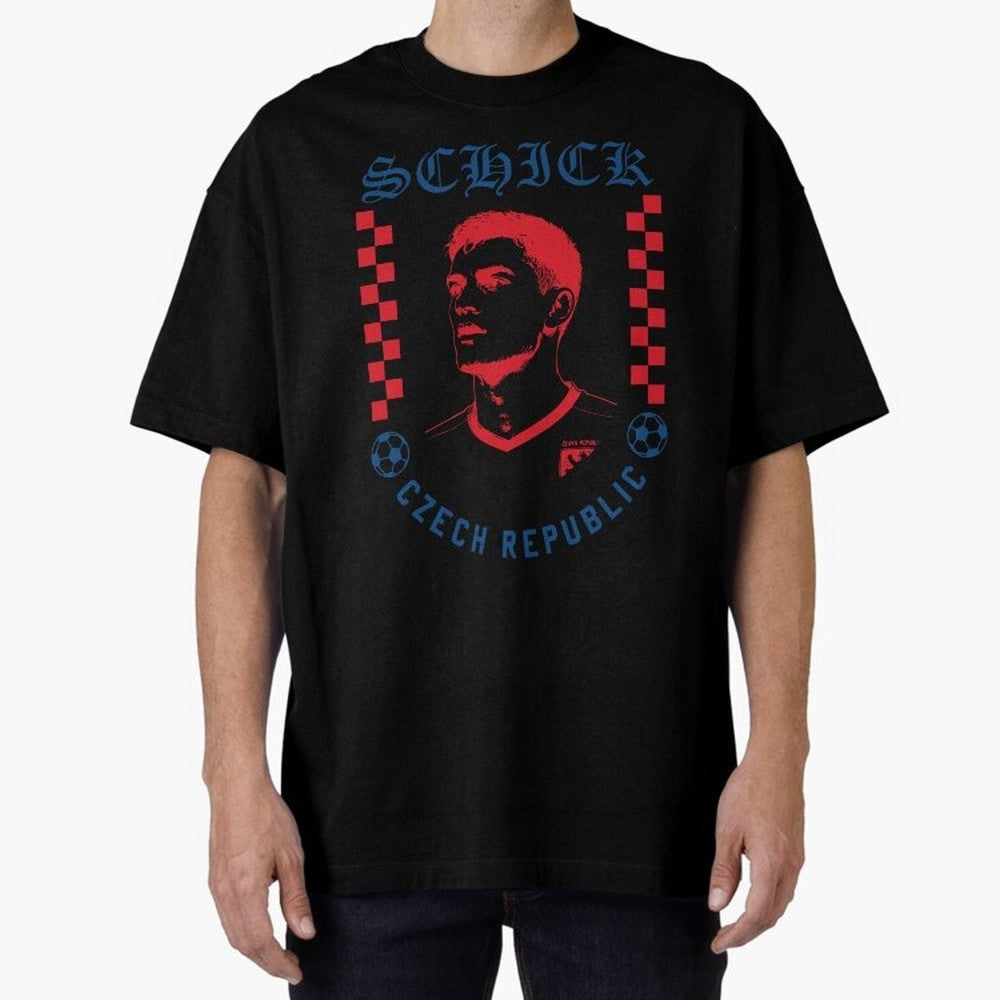 Schick Czech Republic Soccer Legend Retro Football Graphic Classic T-Shirt Elevate FIFA World Cup 2026 Group Stage Centered on CR7, England and Germany Energy, Global Supporter Spirit, Legendary Goals, National Colors and Tournament Celebration;
