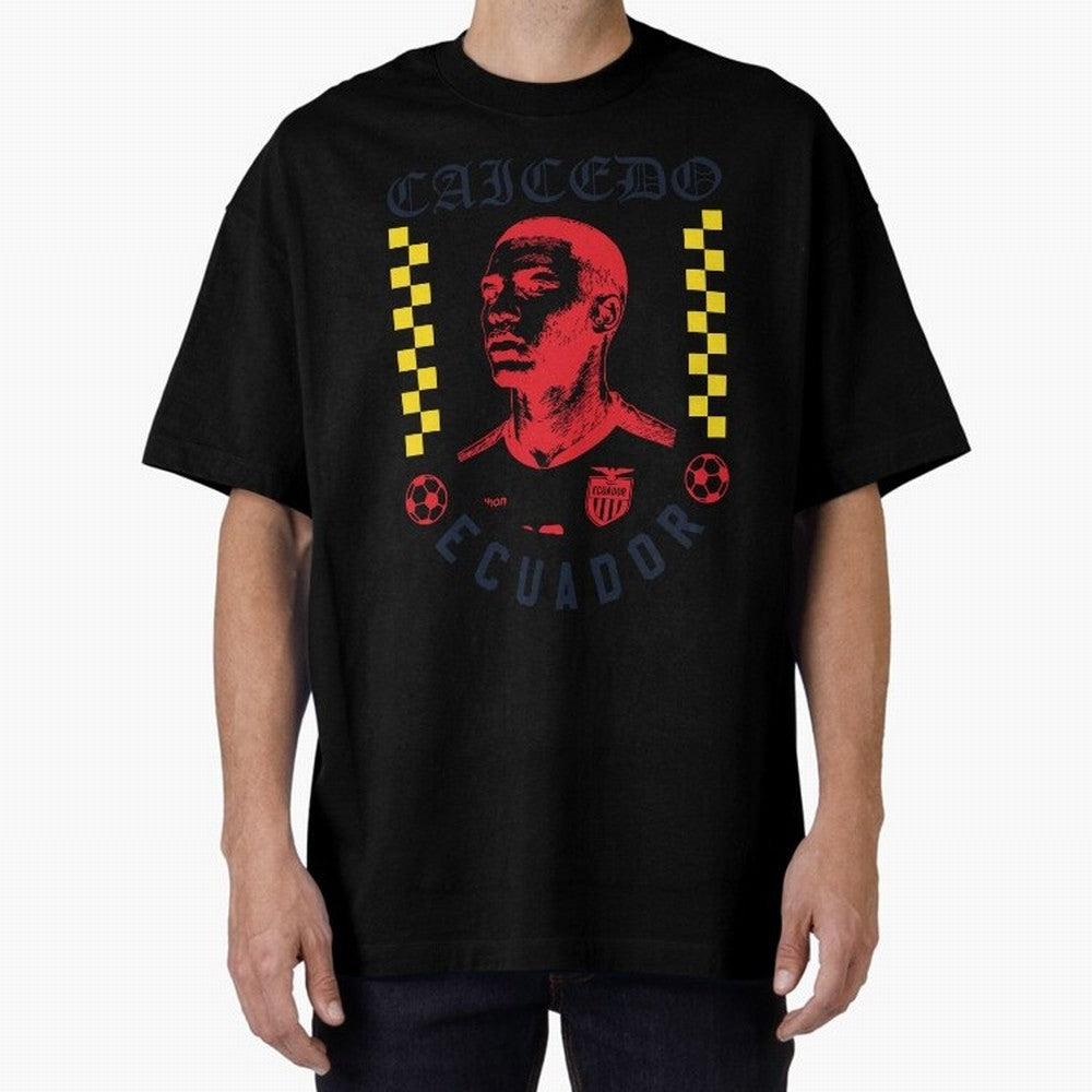 Caicedo Ecuador Soccer Star Retro Football Fan Design Classic T-Shirt Celebrate Global Passion for FIFA World Cup 2026 for Fans of Haaland and Brazil, Portugal and Argentina, Bringing Goal Celebration Energy, Supporter Heritage, Football Icons and