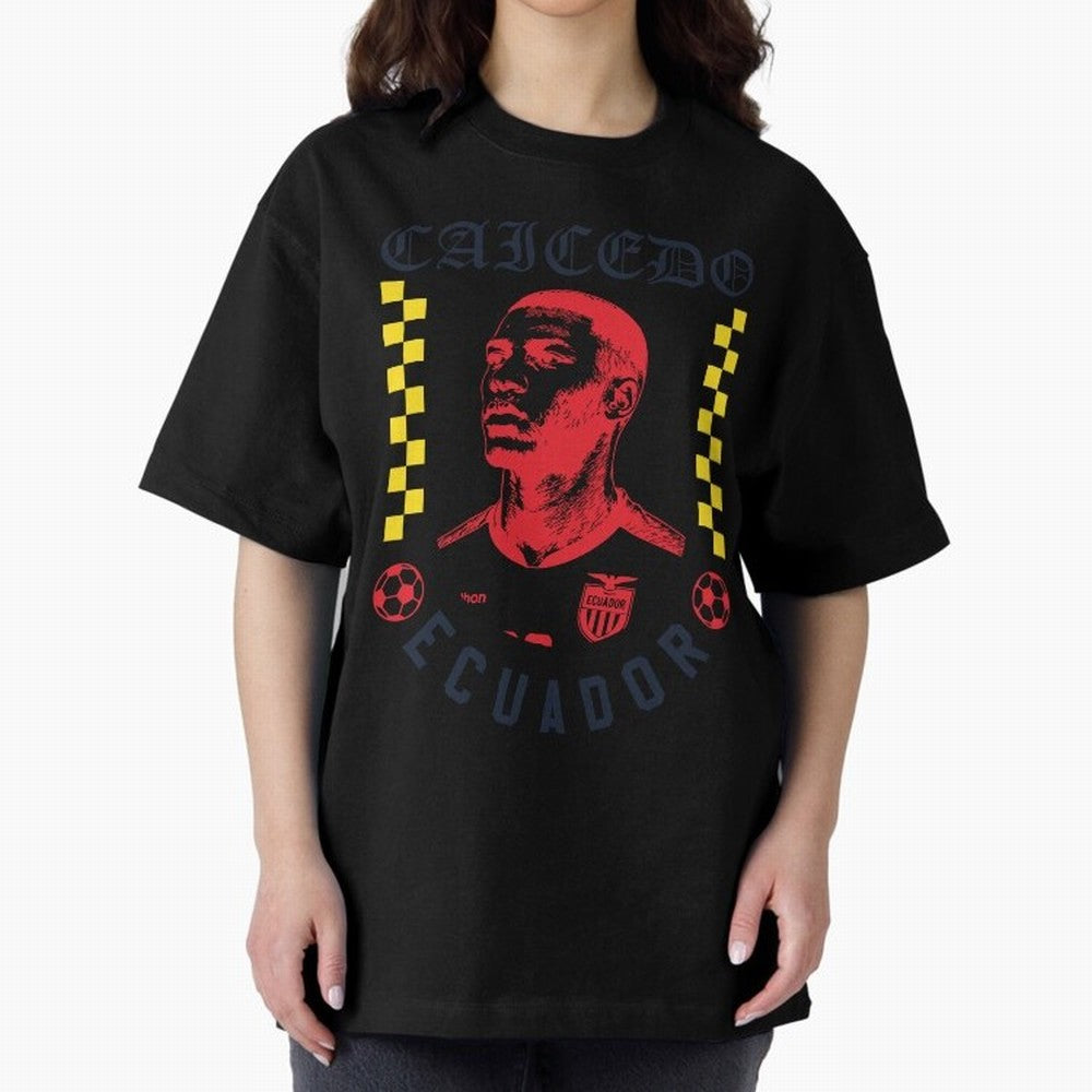 Caicedo Ecuador Soccer Star Retro Football Fan Design Classic T-Shirt Celebrate Global Passion for FIFA World Cup 2026 for Fans of Haaland and Brazil, Portugal and Argentina, Bringing Goal Celebration Energy, Supporter Heritage, Football Icons and