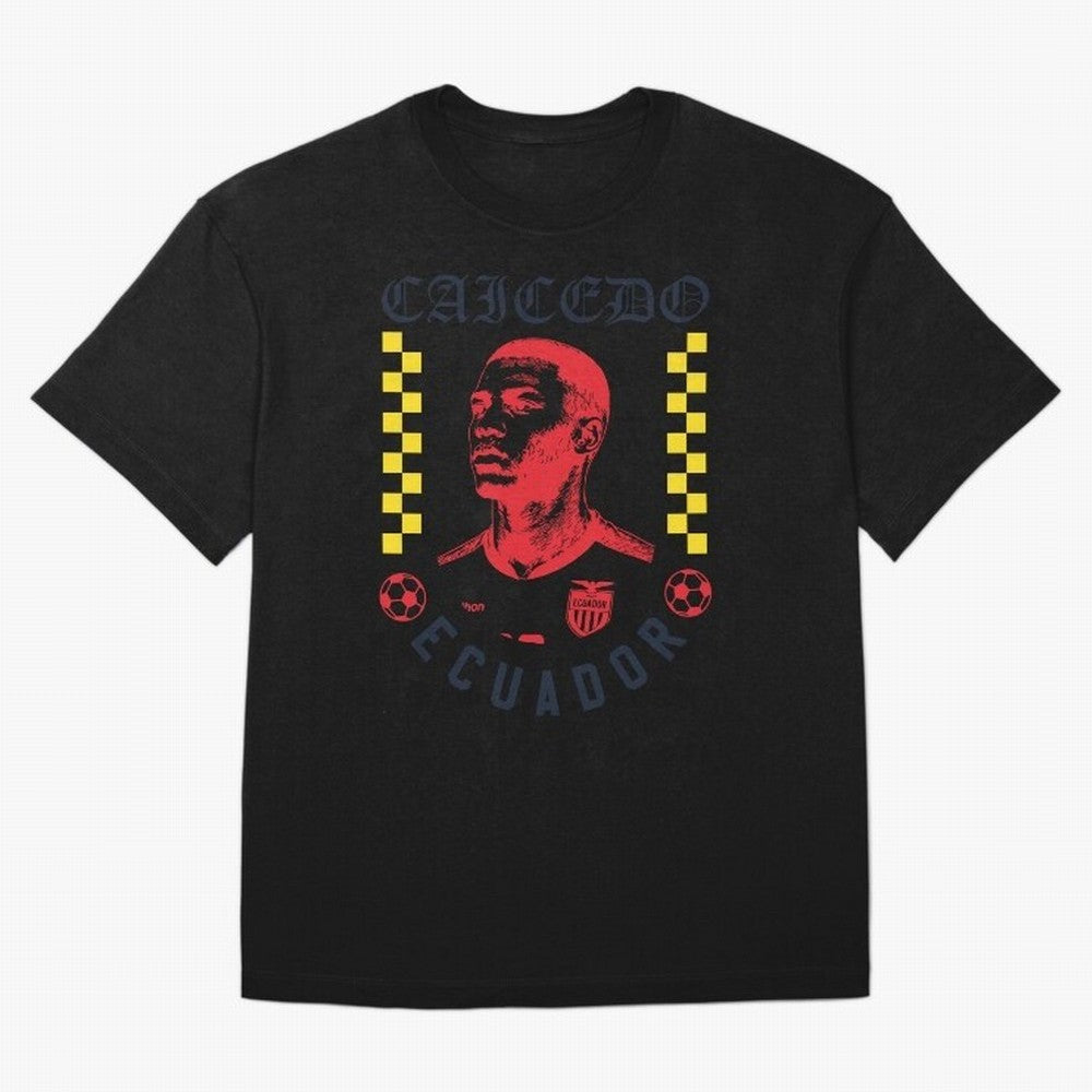 Caicedo Ecuador Soccer Star Retro Football Fan Design Classic T-Shirt Celebrate Global Passion for FIFA World Cup 2026 for Fans of Haaland and Brazil, Portugal and Argentina, Bringing Goal Celebration Energy, Supporter Heritage, Football Icons and