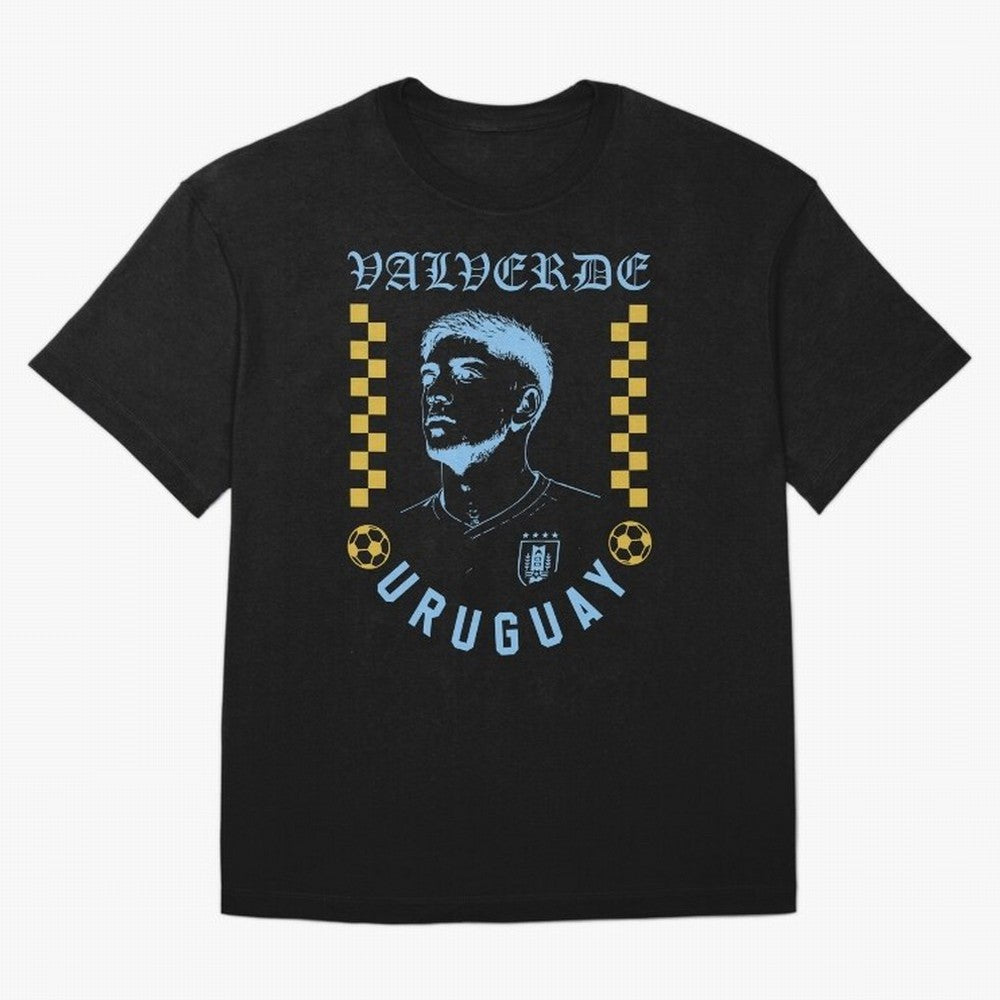 Valverde Uruguay Soccer Star Retro Football Fan Design Classic T-Shirt Honor the Football Icons of Match Day Hype around FIFA World Cup 2026 USA Canada Mexico, Messi and Cristiano Ronaldo, Argentina, Classic Soccer Heritage, Championship Pressure,