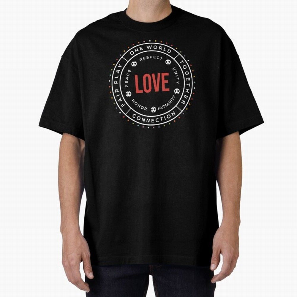 One World One Game ¡ª Soccer World Cup 2026 Love Unity Design Classic T-Shirt Follow the Final Road of FIFA World Cup 2026 Group Stage Driven by Messi, Neymar and Mbappe, England and Germany Energy, Football History, Final Match Energy, Crowd Noise