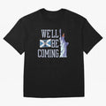 Scotland Football, Tartan Army ¡°We¡¯ll Be Coming¡±, Funny Statue of Liberty Classic T-Shirt Celebrate Unforgettable Nights in Match Day Hype around FIFA World Cup 2026 Group Stage, Cristiano Ronaldo, Haaland and CR7, England, France and