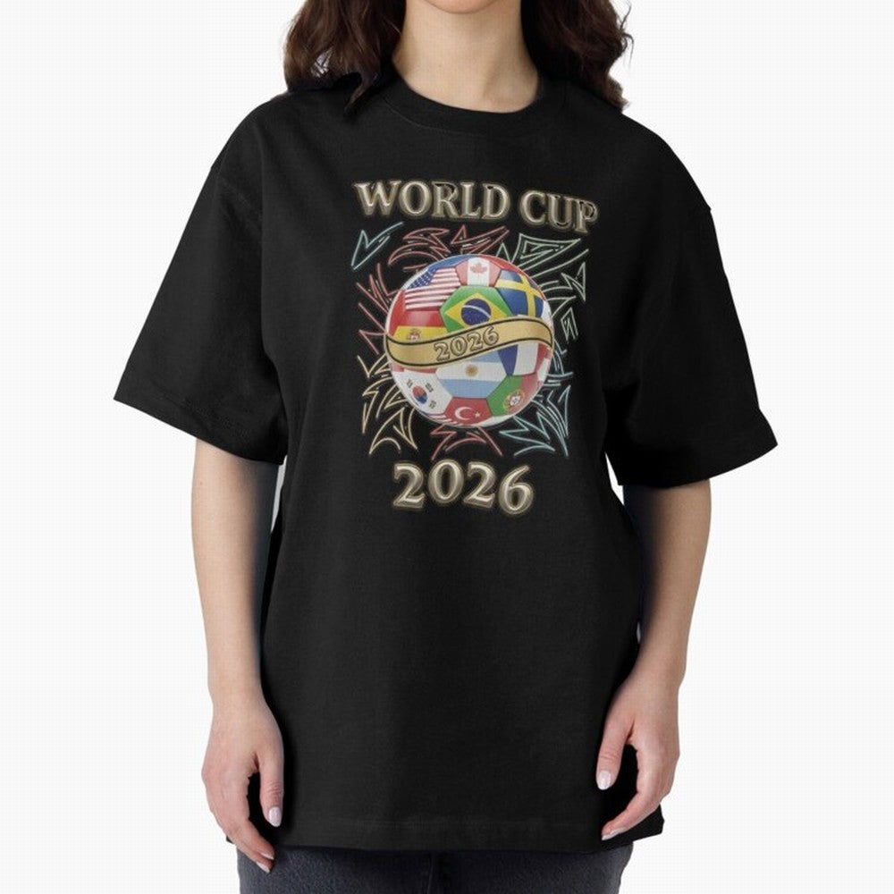 2026 World Cup Soccer Ball Flags - Global Football Championship Celebration Classic T-Shirt Celebrate Global Passion for Match Day Hype around FIFA World Cup 2026 Group Stage, Mbappe, Netherlands, Stadium Chants, National Pride, Trophy Dreams and