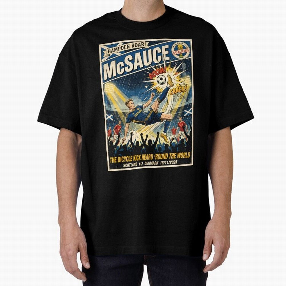McSauce Goal November 18th 2025 Classic T-Shirt Share FIFA World Cup 2026 Group Stage Built around Cristiano Ronaldo, Haaland and CR7, England and Germany Energy, Worldwide Fan Energy, Dramatic Goals, Stadium Lights and Championship Celebrations;