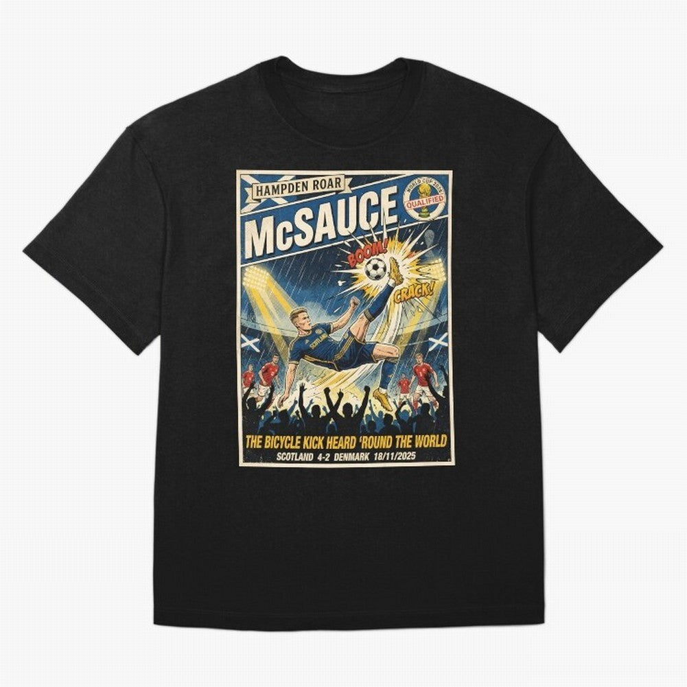 McSauce Goal November 18th 2025 Classic T-Shirt Share FIFA World Cup 2026 Group Stage Built around Cristiano Ronaldo, Haaland and CR7, England and Germany Energy, Worldwide Fan Energy, Dramatic Goals, Stadium Lights and Championship Celebrations;