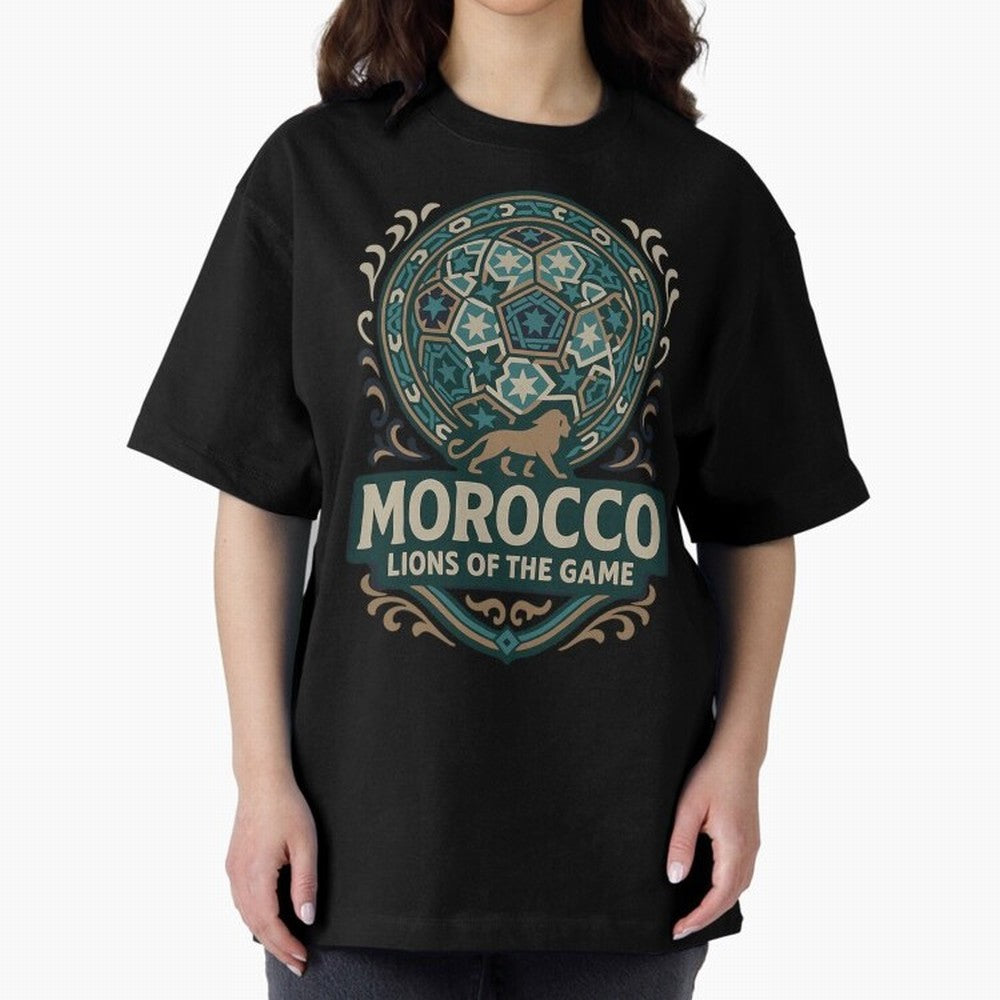 Morocco Lions Of The Game Classic T-Shirt Follow the Road to FIFA World Cup 2026 for Fans of Messi and Cristiano Ronaldo and France and Portugal, Bringing Football Passion, Legendary Performances, Festival Vibes and Supporter Community; Ideal for
