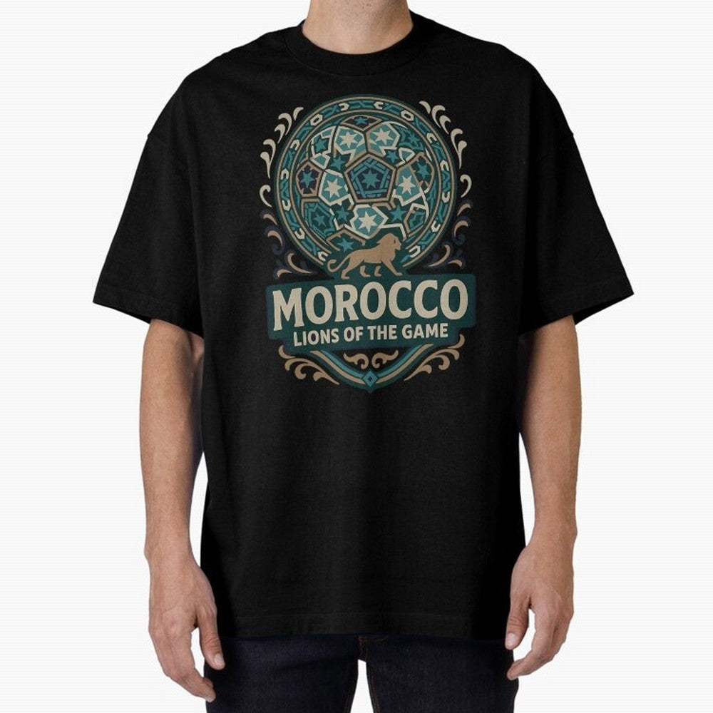 Morocco Lions Of The Game Classic T-Shirt Follow the Road to FIFA World Cup 2026 for Fans of Messi and Cristiano Ronaldo and France and Portugal, Bringing Football Passion, Legendary Performances, Festival Vibes and Supporter Community; Ideal for