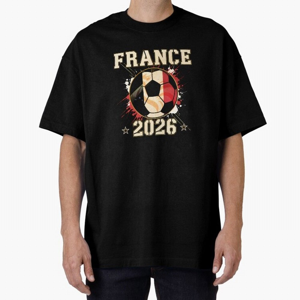 Front Print France Soccer World Cup 2026 - French Fan Gift T-Shirt_84561762 Classic T-Shirt Bring a Champion Mindset to FIFA World Cup 2026 Highlighting Cristiano Ronaldo, Haaland and CR7, Argentina and Brazil Energy, Vintage Soccer Flavor, Modern